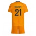 Maillot de foot Real Madrid Brahim Diaz #21 Extérieur vêtements enfant 2024-25 Manches Courtes (+ pantalon court)